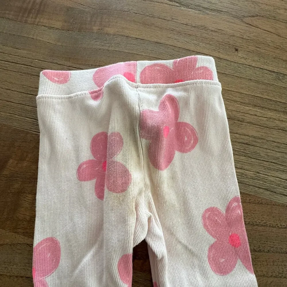 Zara Flower Toddler Leggings - Size 3 years - Picture 3 of 4
